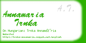 annamaria trnka business card